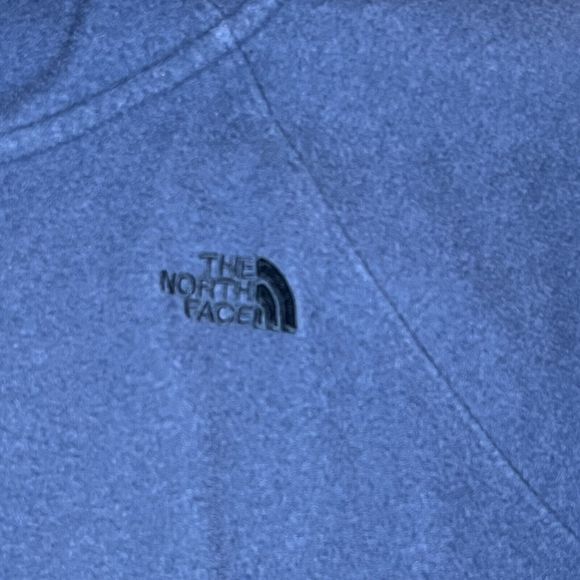 The North Face Womens Canyonland Pullover Hoodie Lrg Blue Thermal Fleece Jacket - Picture 3 of 11